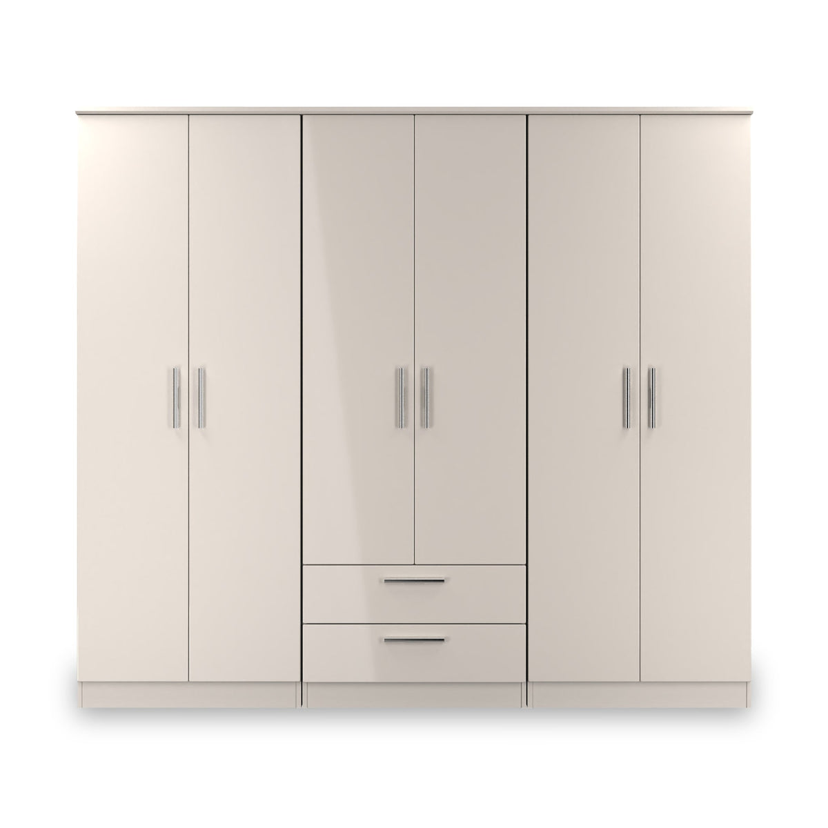 Penmere 6 Door Wardrobe With Drawers