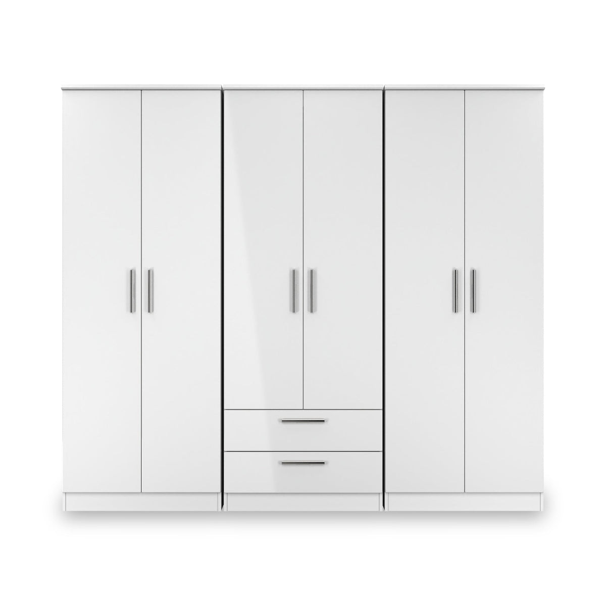 Penmere 6 Door Wardrobe With Drawers
