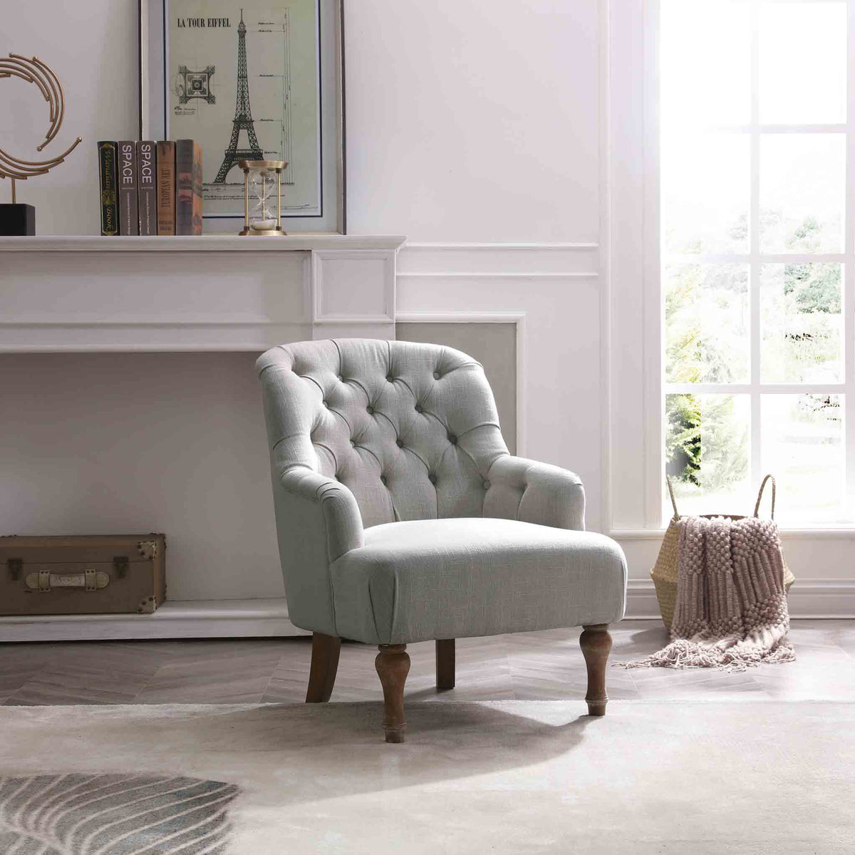 Bianca Linen Armchair
