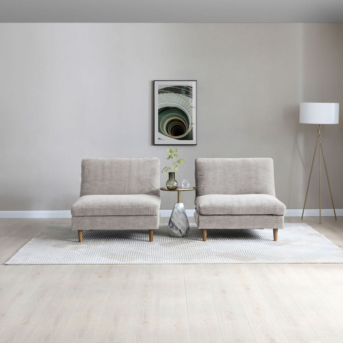 Carrington Chenille Click Clack Lounge Chair