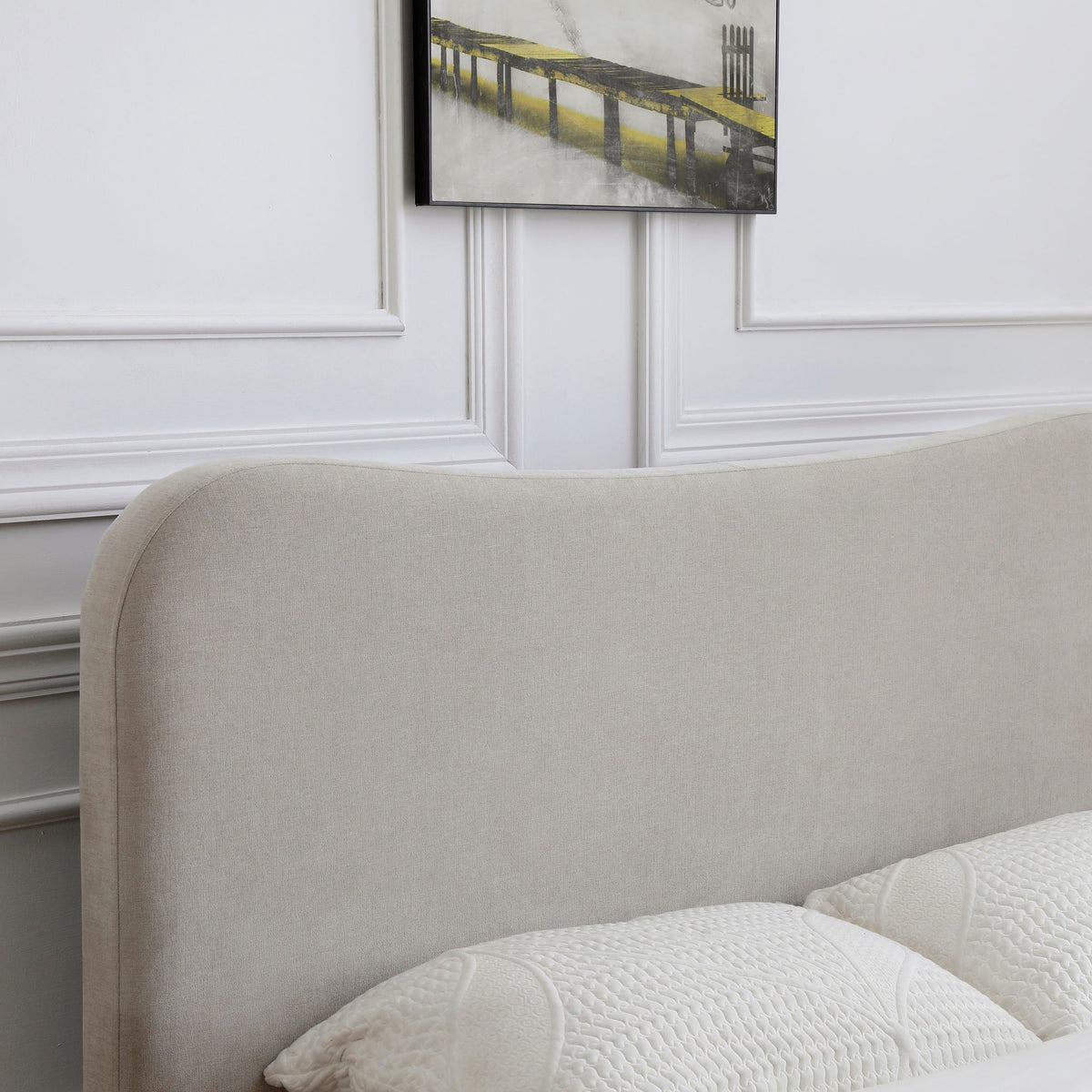 Tolliver Curved Headboard Bed Frame