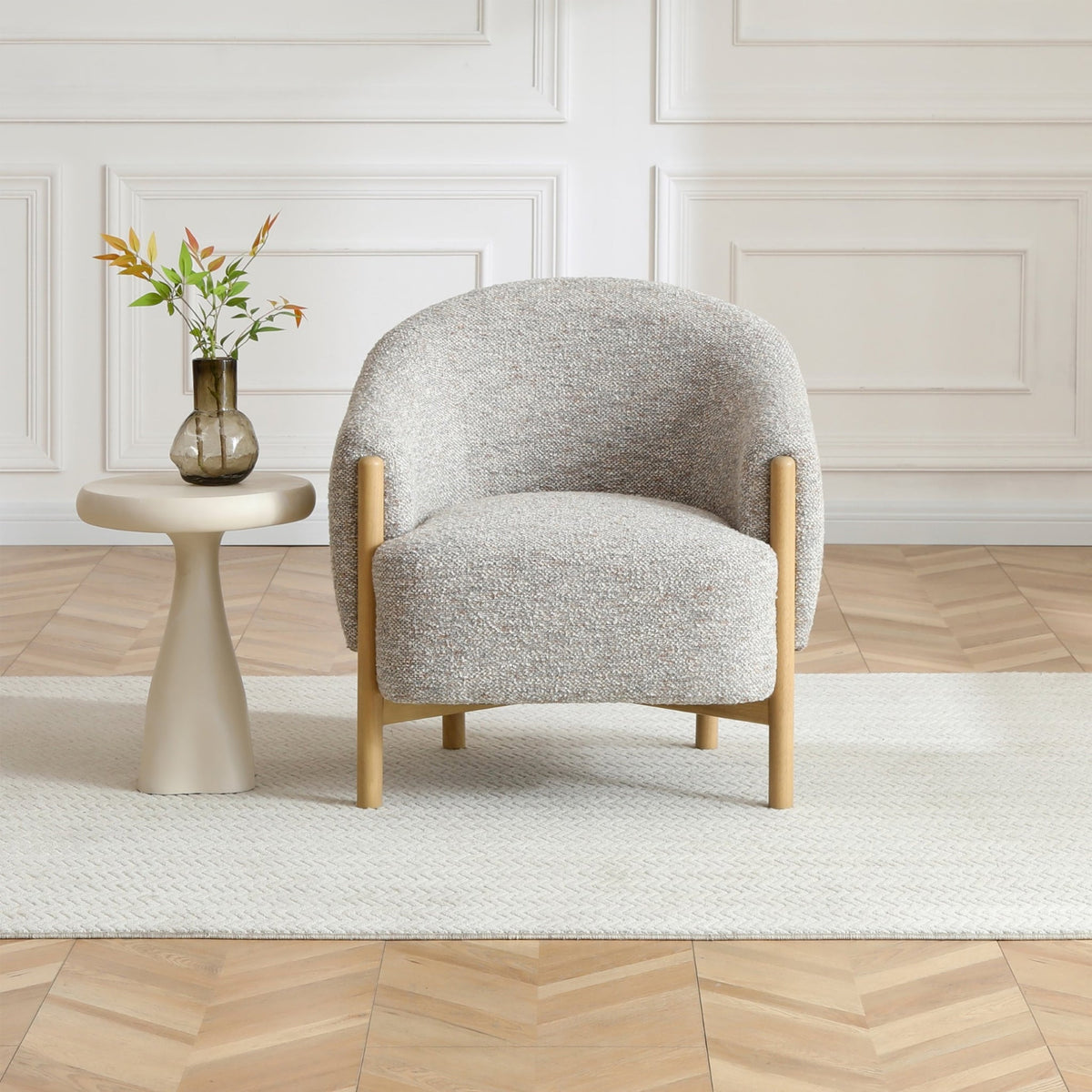 Mareen Boucle Accent Chair