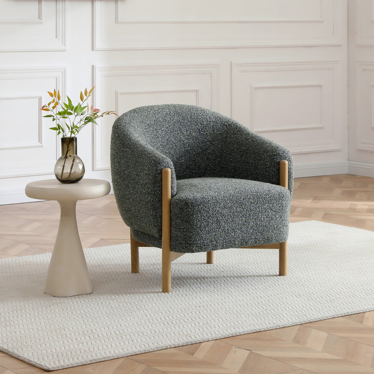 Mareen Boucle Accent Chair