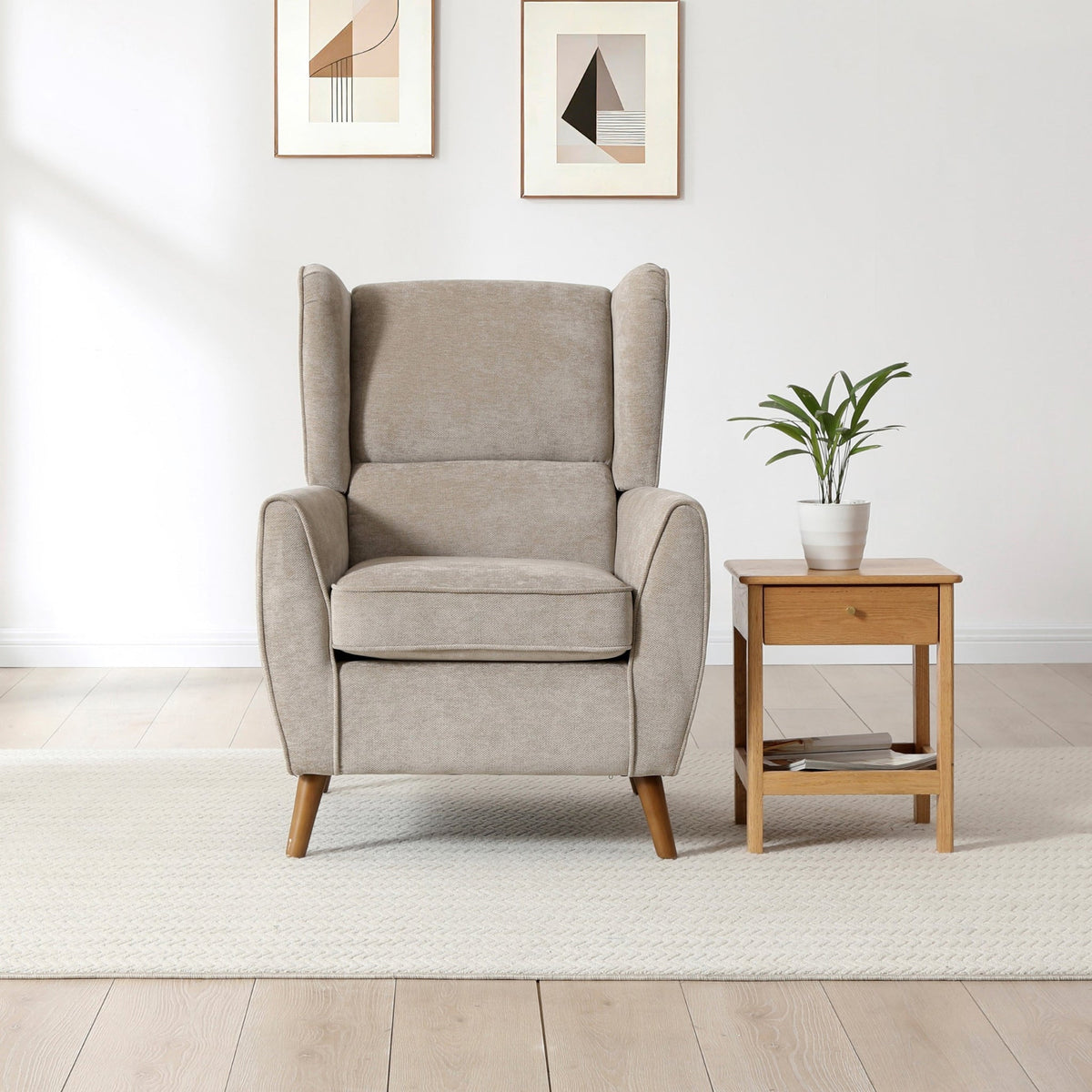 Dora Wingback Accent Chair