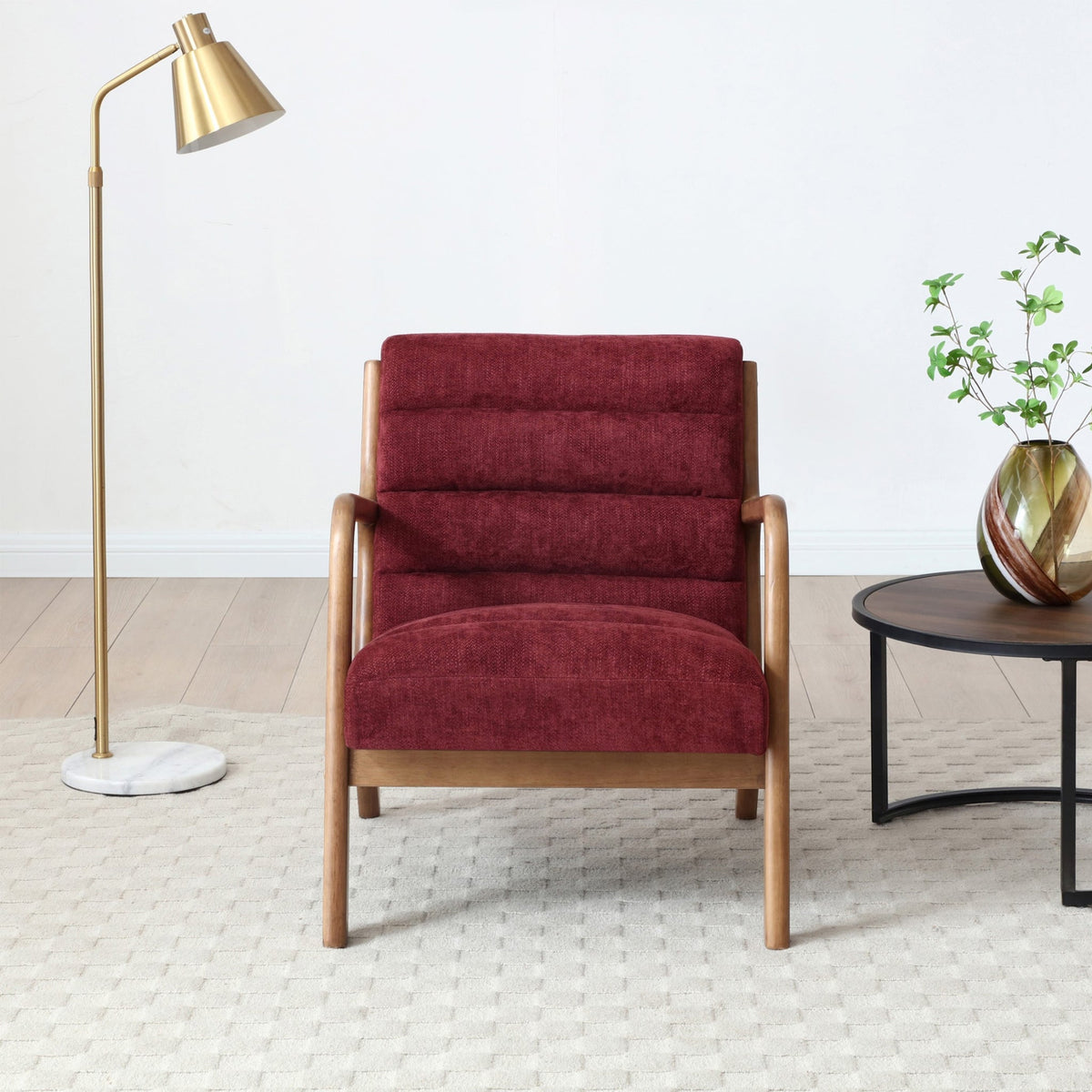 Jonah Ribbed Accent Chair