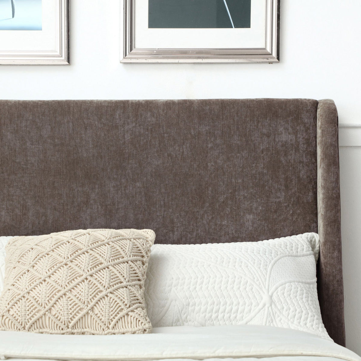 Russell Chenille Bed Frame