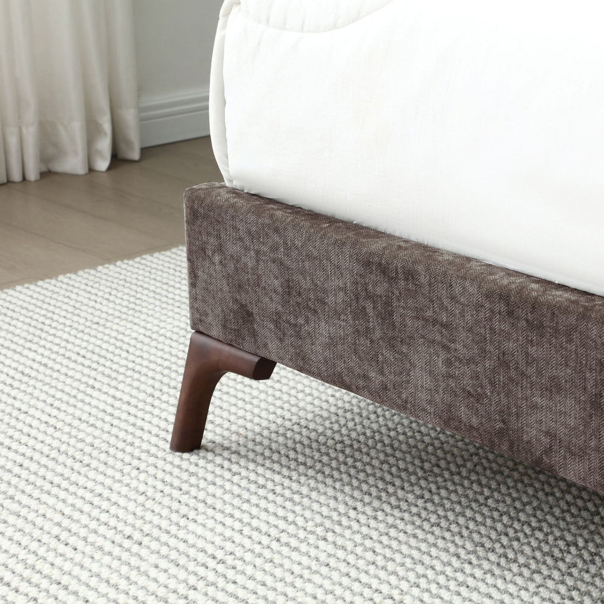 Russell Chenille Bed Frame
