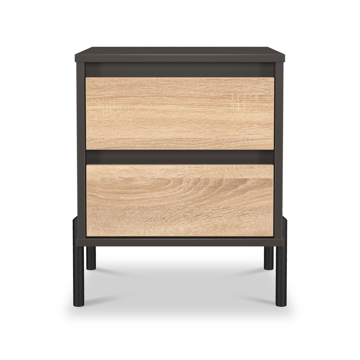 Axton 2 Drawer Bedside Table