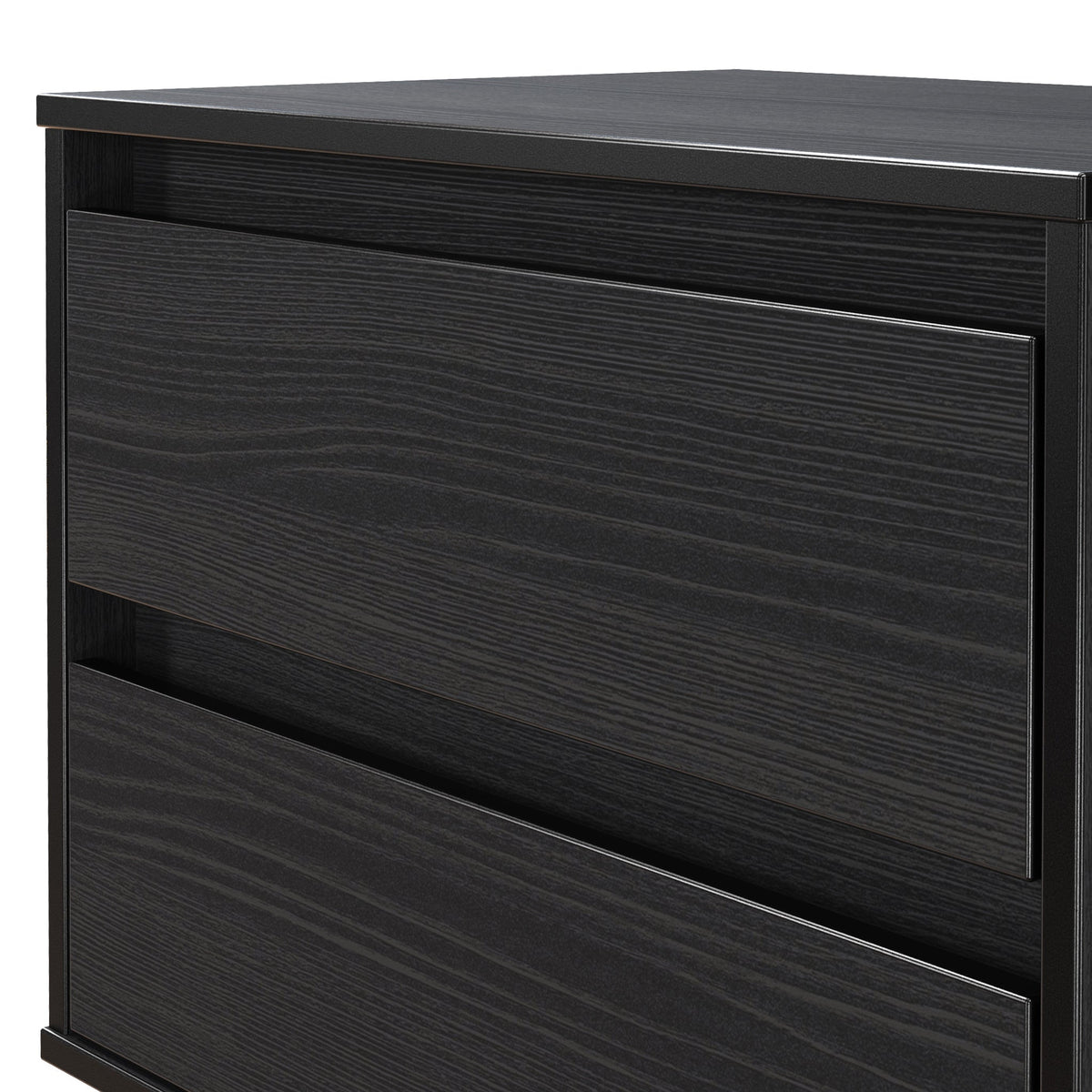 Axton 2 Drawer Wide Bedside Table