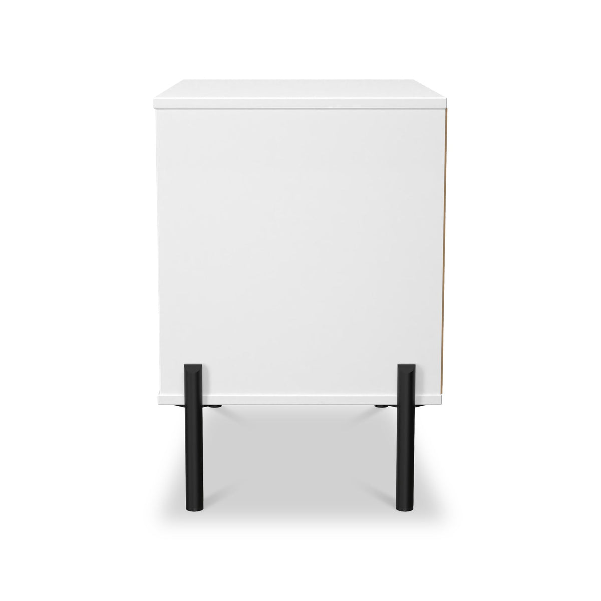 Axton 2 Drawer Wide Bedside Table