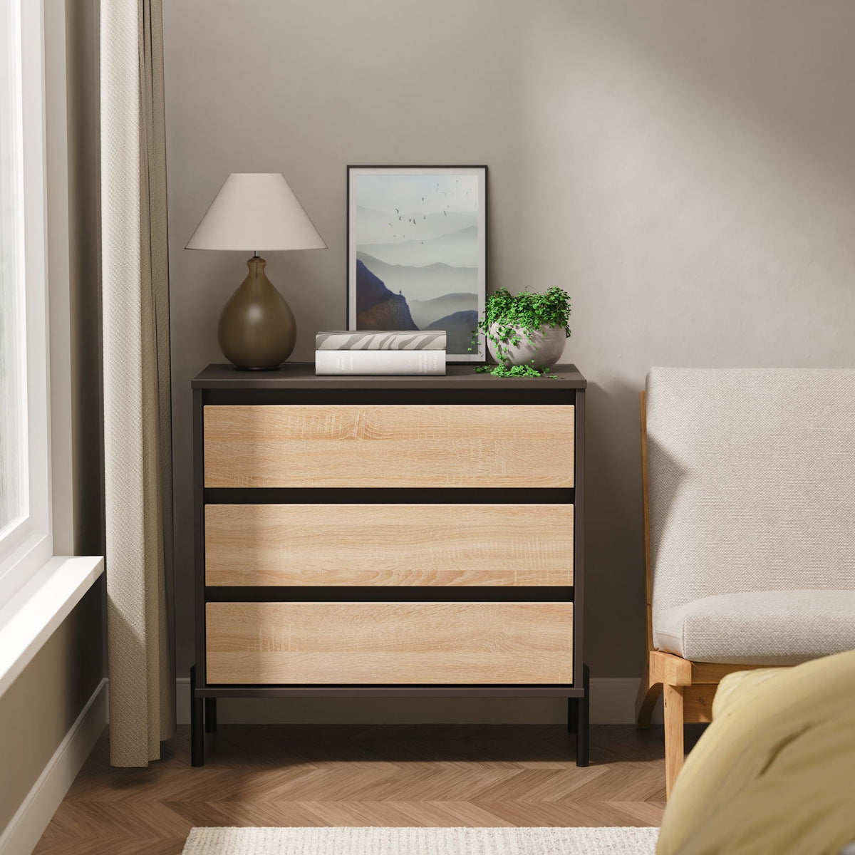 Axton 3 Drawer Chest
