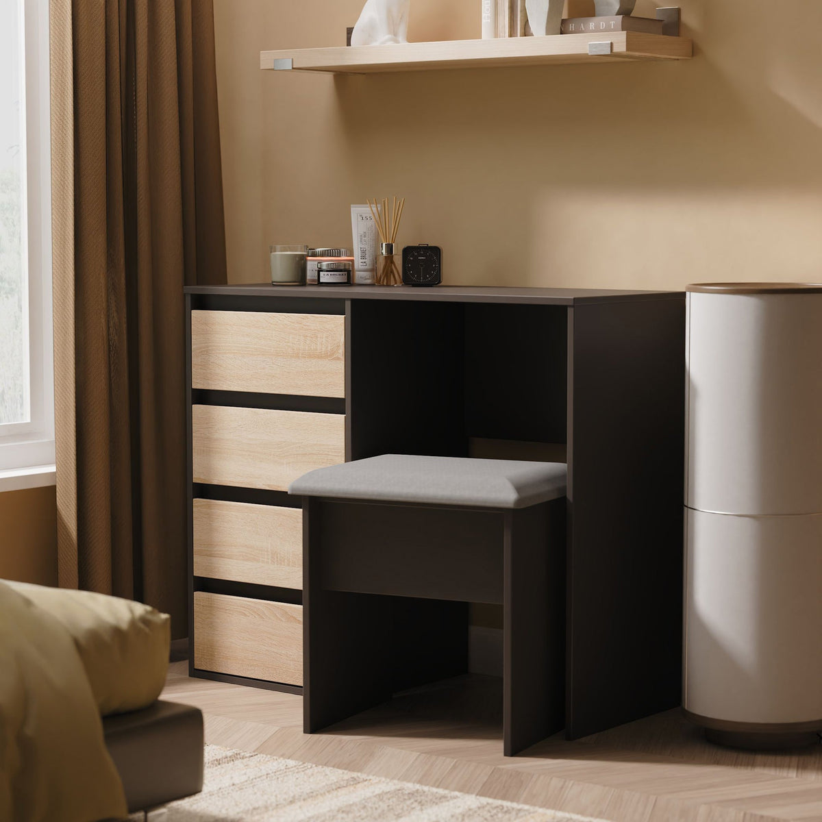 Axton 4 Drawer Dressing Table