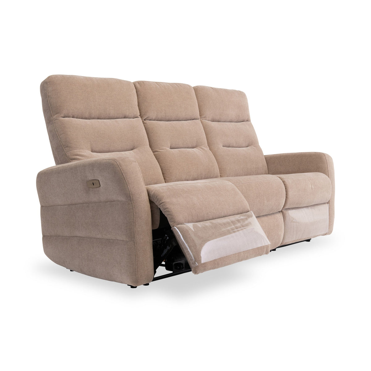 Dalton Fabric Power Reclining 3 Seater Sofa