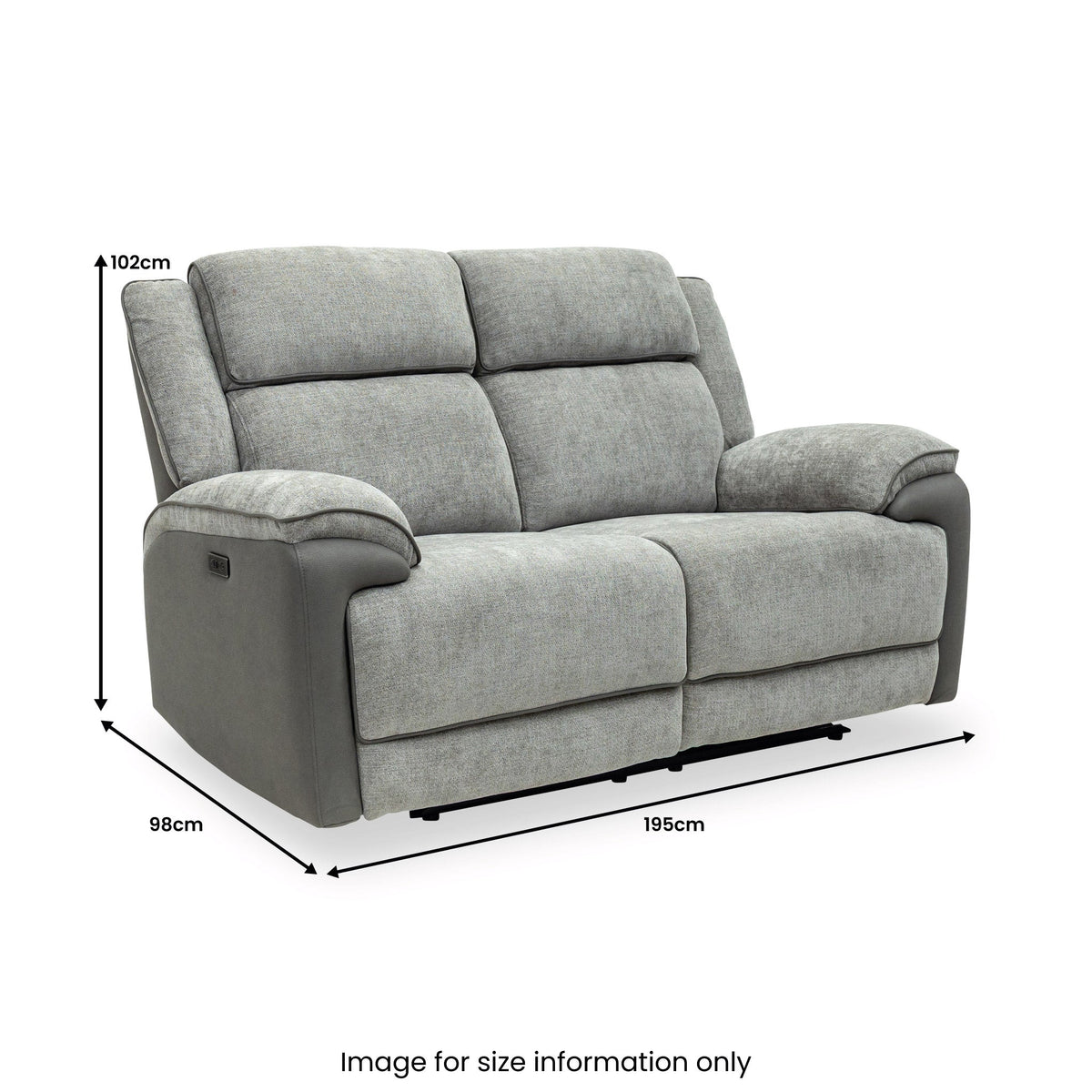 Marcell Power Recliner 2 Seater Sofa