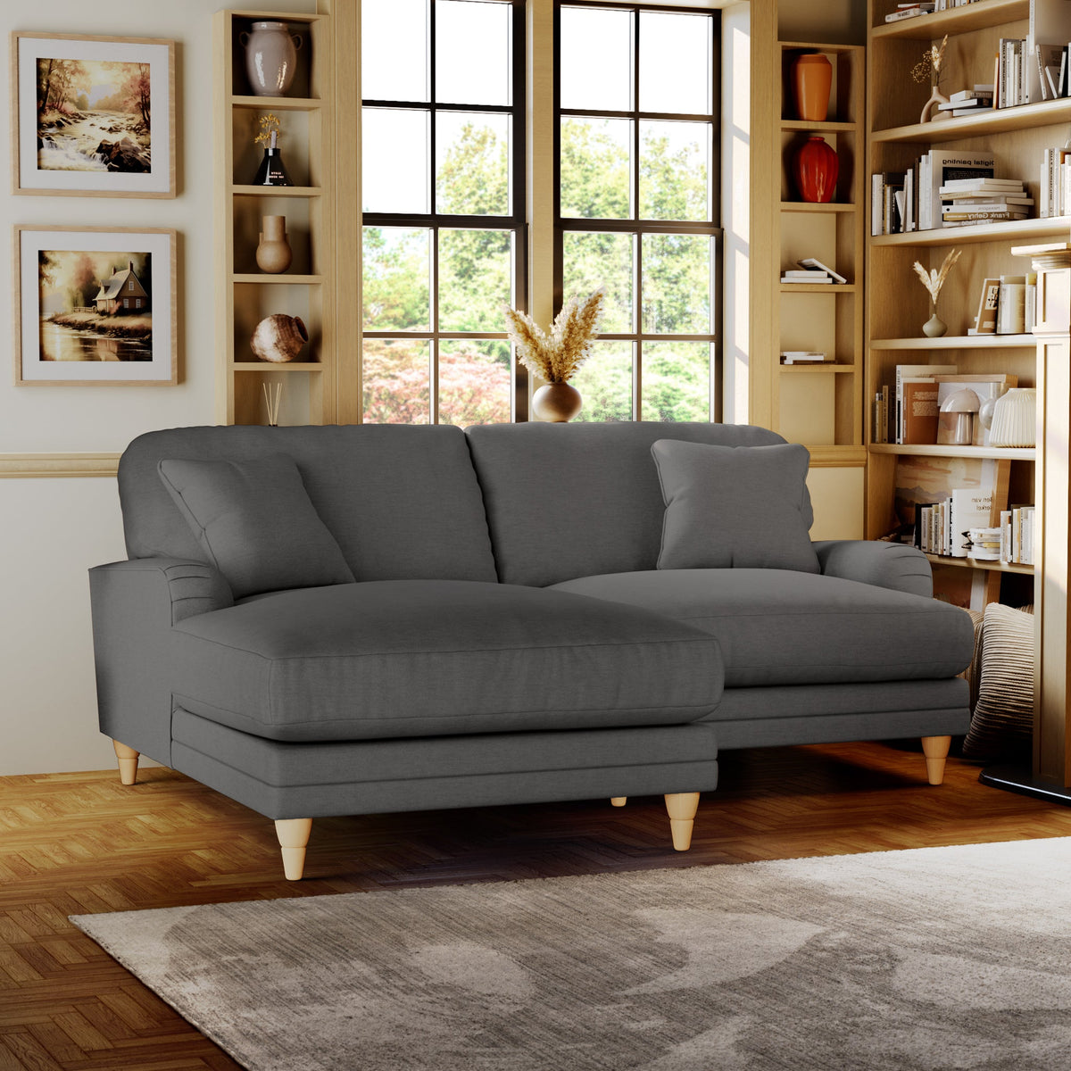 Bampton 3 Seater Chaise Sofa