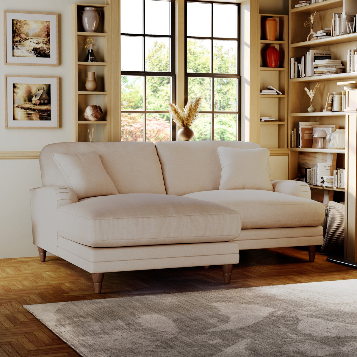 Bampton 3 Seater Chaise Sofa