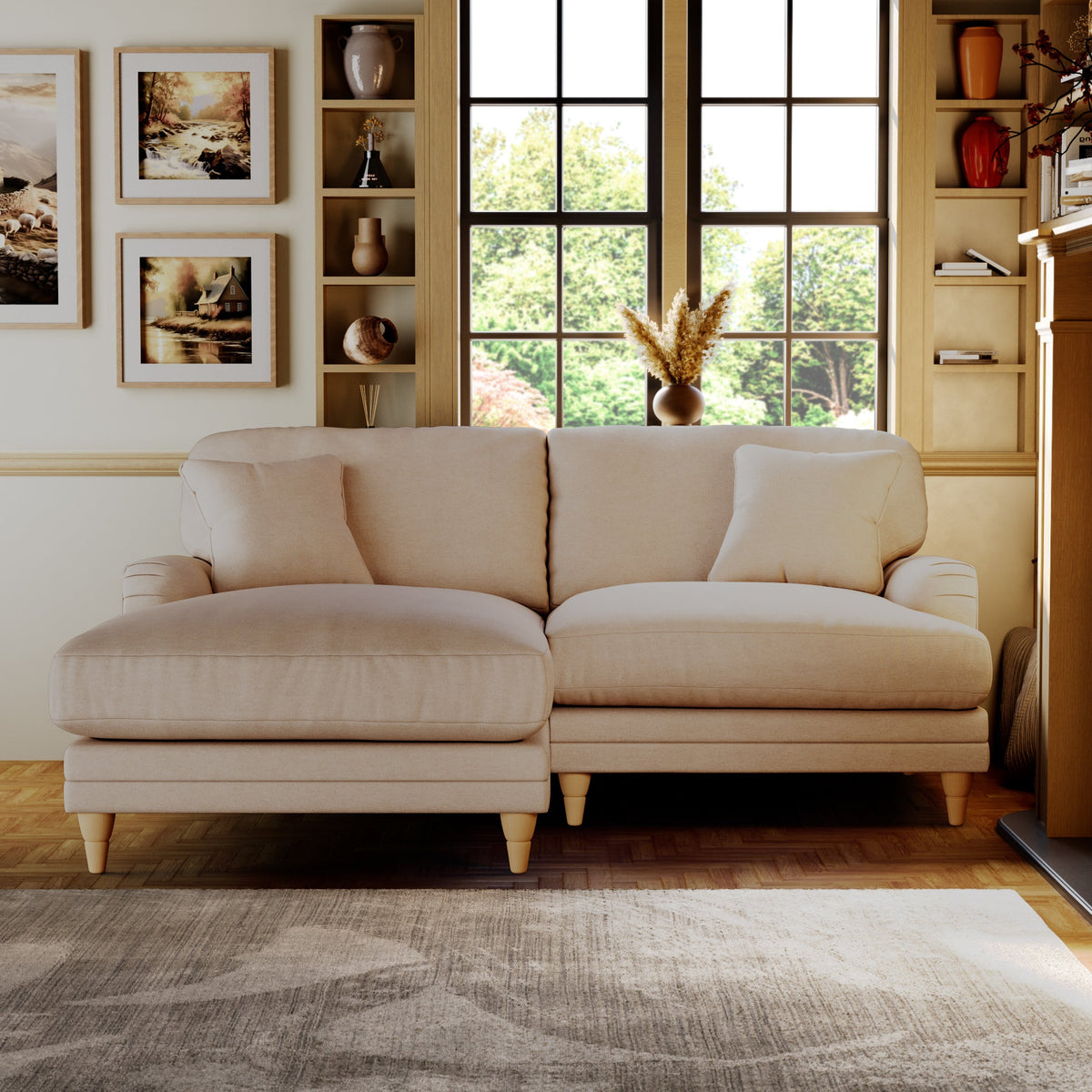 Bampton 3 Seater Chaise Sofa
