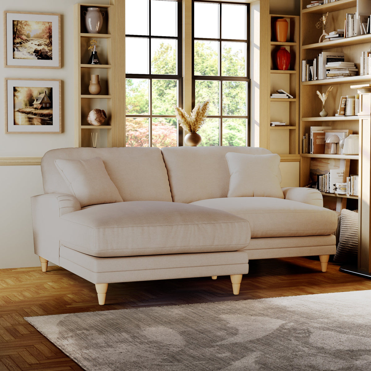 Bampton 3 Seater Chaise Sofa