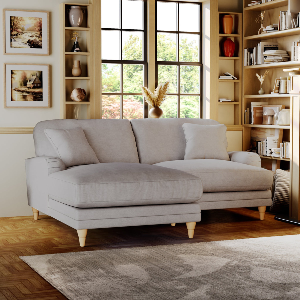 Bampton 3 Seater Chaise Sofa