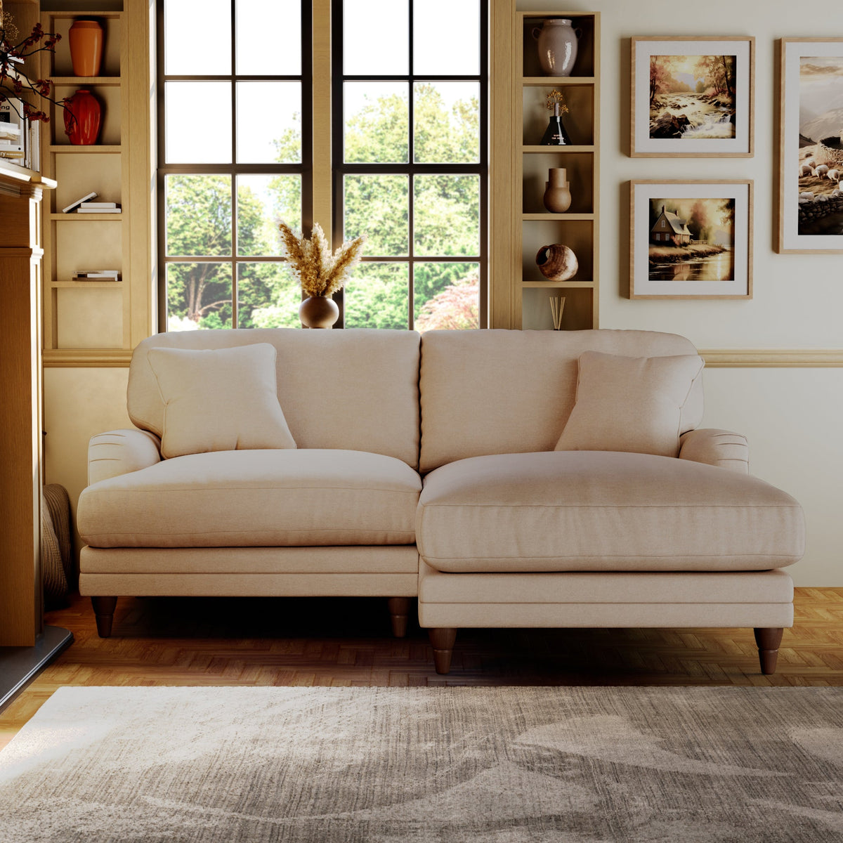 Bampton 3 Seater Chaise Sofa