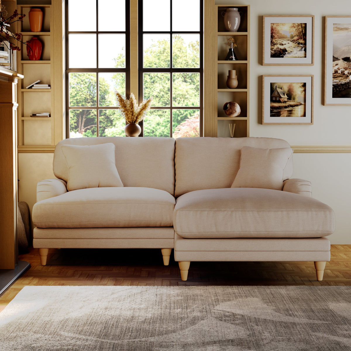 Bampton 3 Seater Chaise Sofa