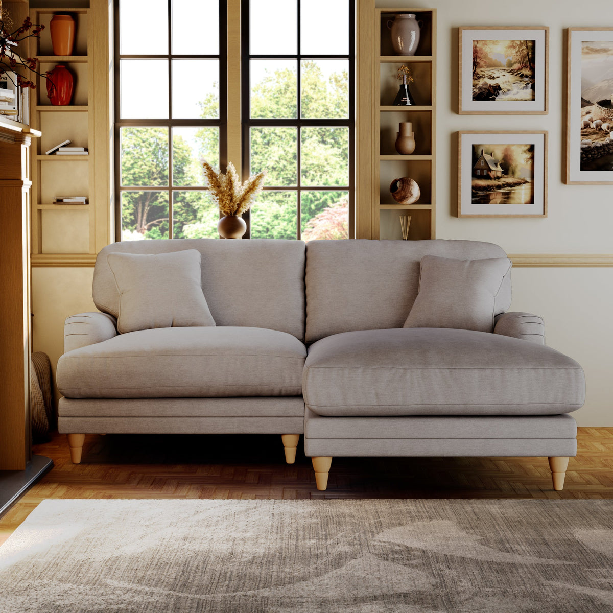 Bampton 3 Seater Chaise Sofa