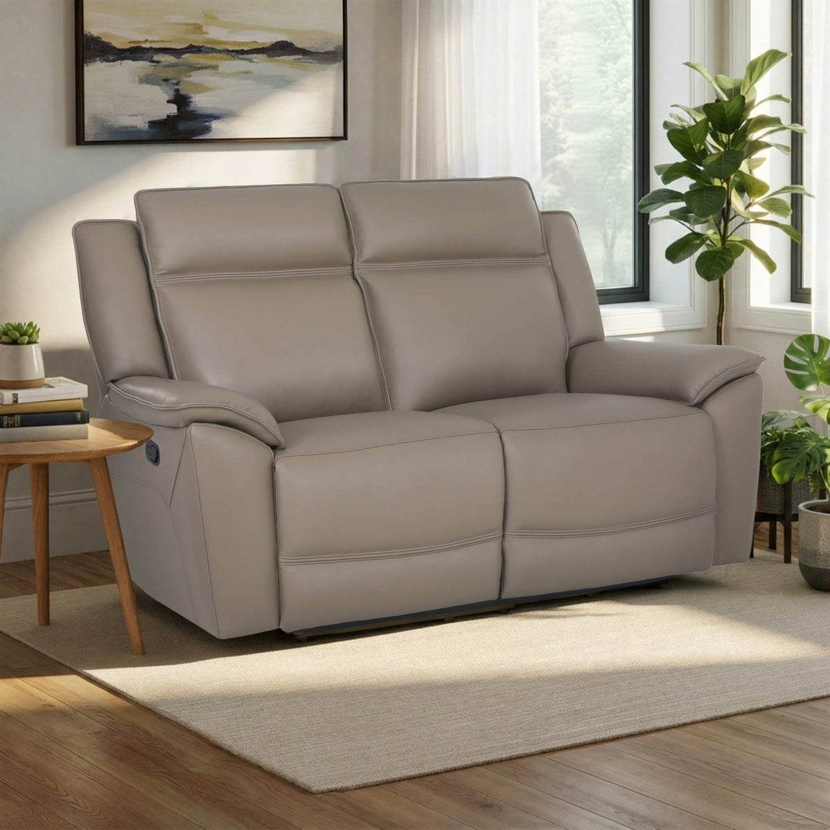 Alden Leather Recliner 2 Seater Sofa