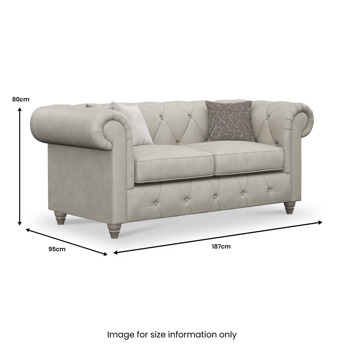 Everett Leather 2 Seater Sofa