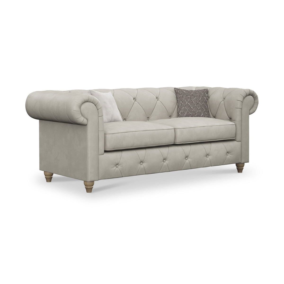 Everett Leather 3 Seater Sofa