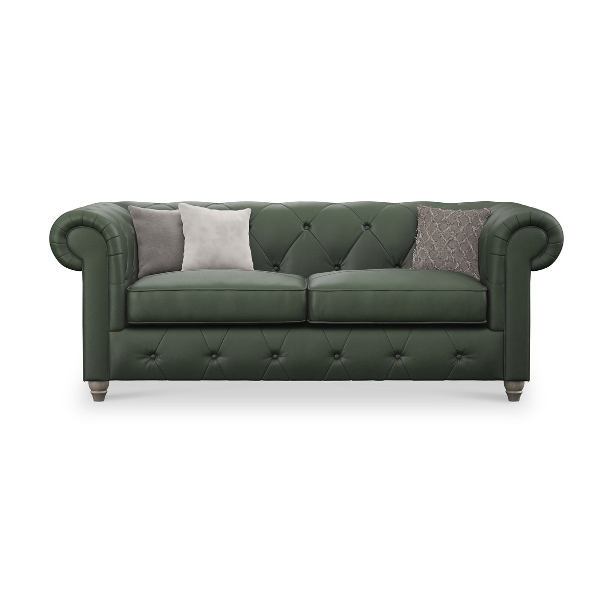 Everett Leather 3 Seater Sofa
