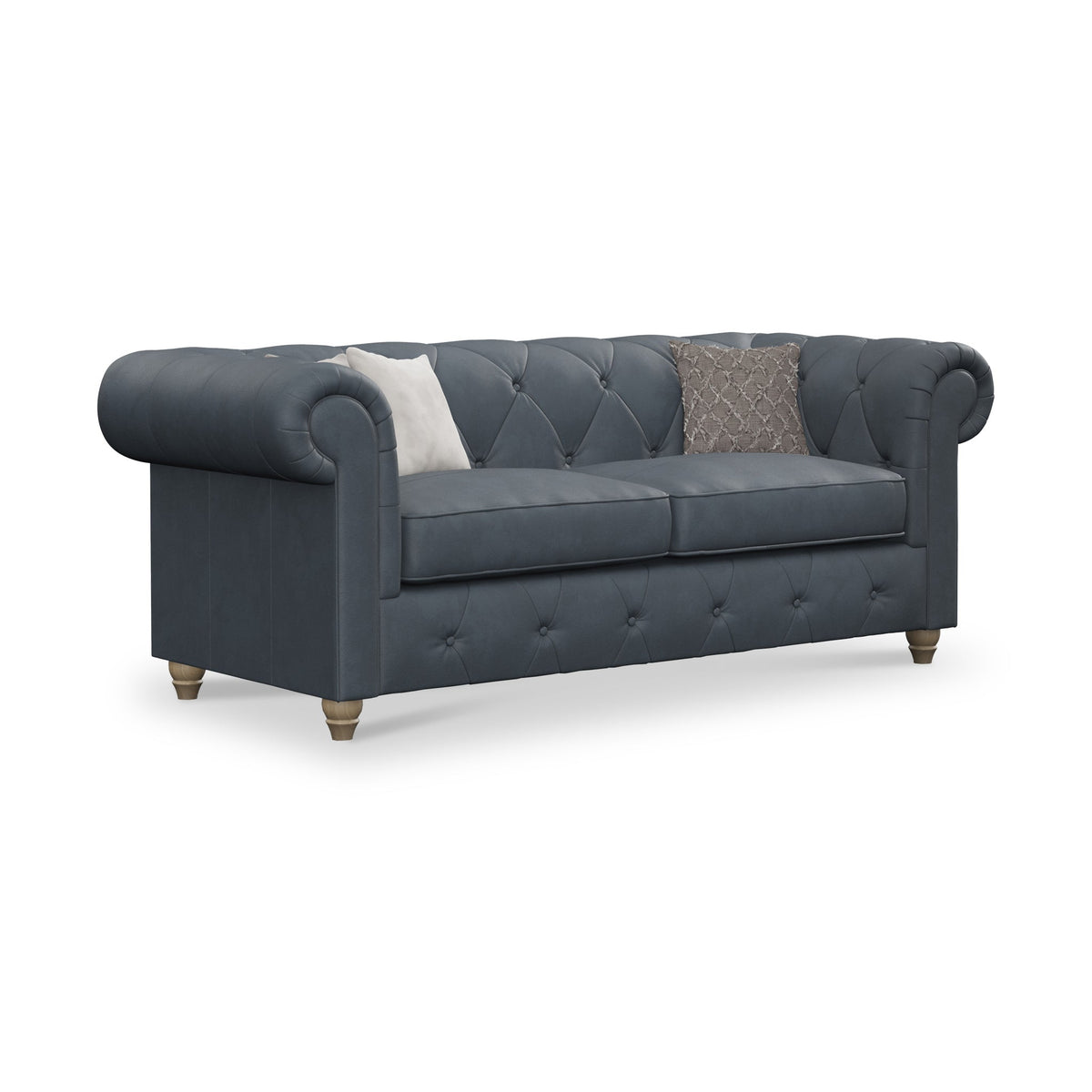 Everett Leather 3 Seater Sofa