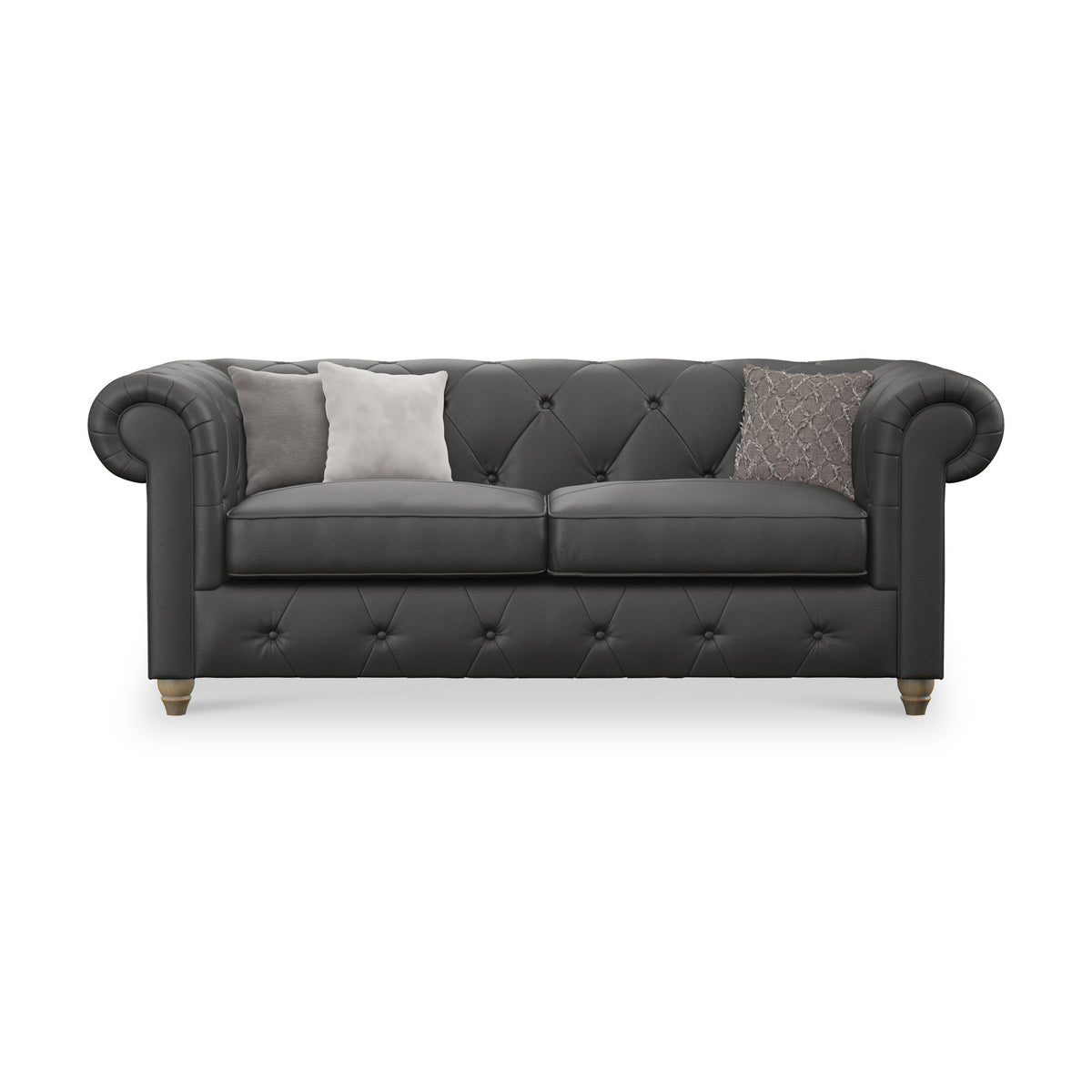 Everett Leather 3 Seater Sofa