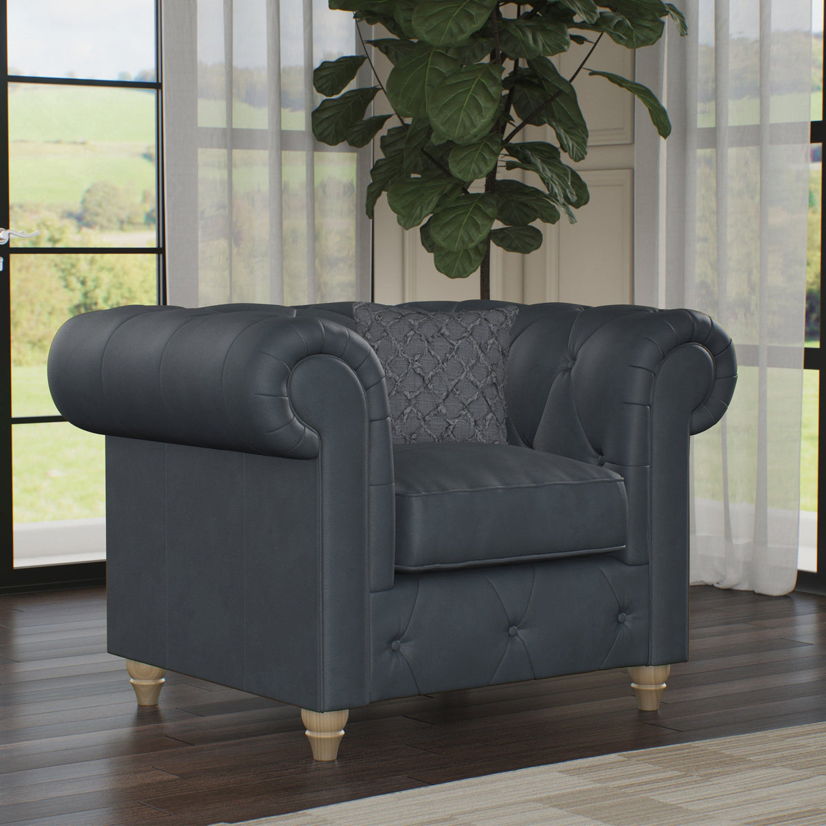 Everett Leather Armchair