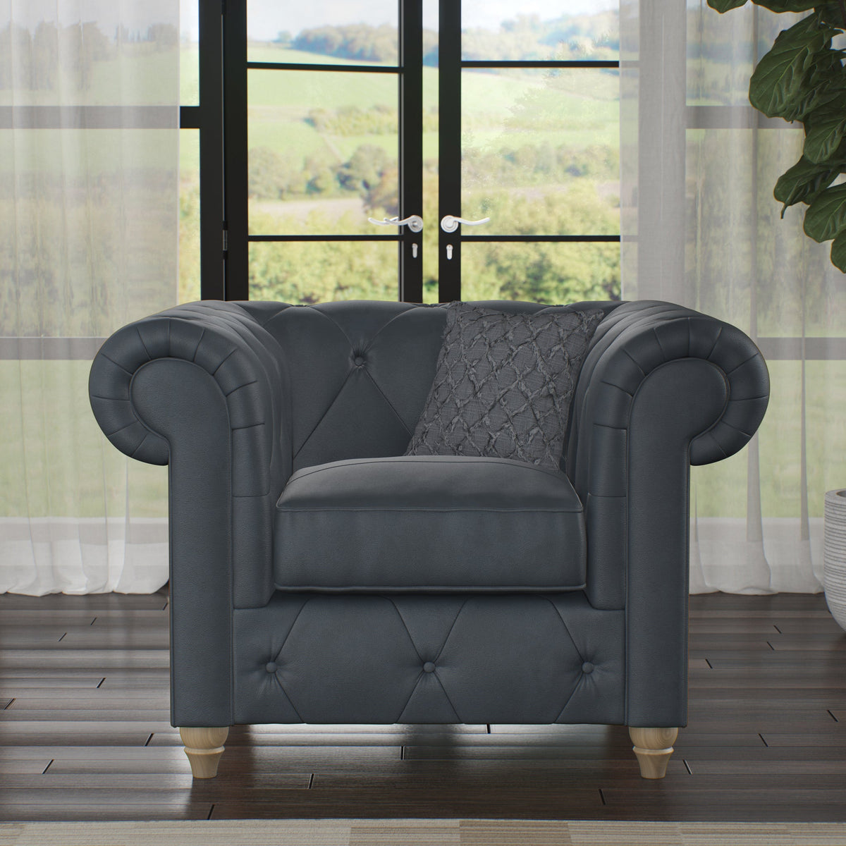 Everett Leather Armchair