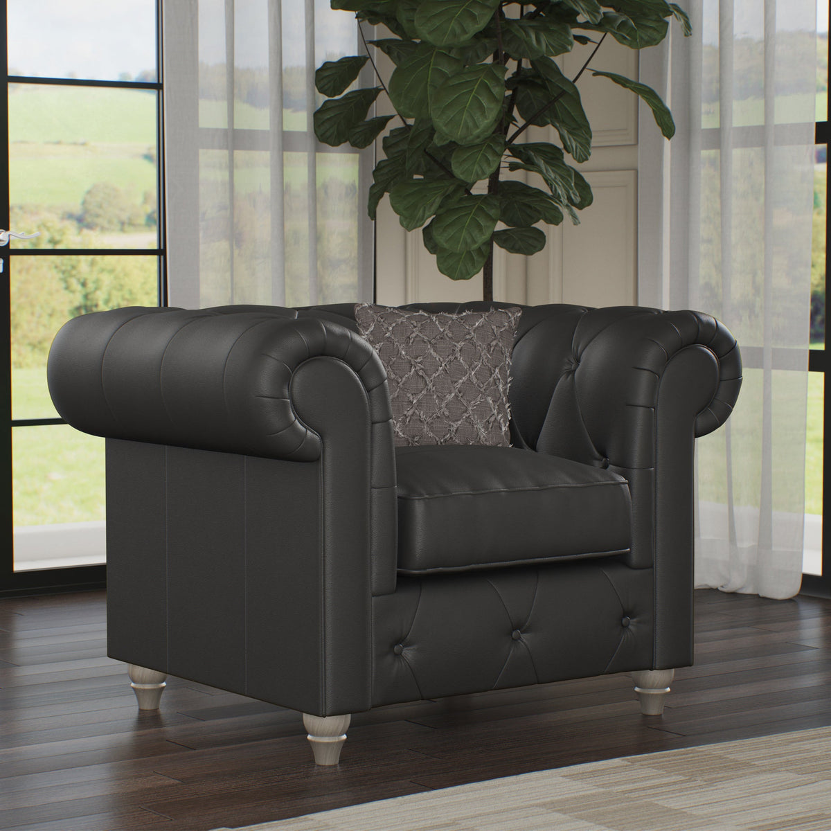 Everett Leather Armchair