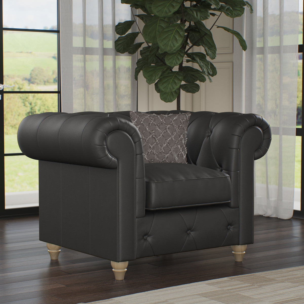 Everett Leather Armchair