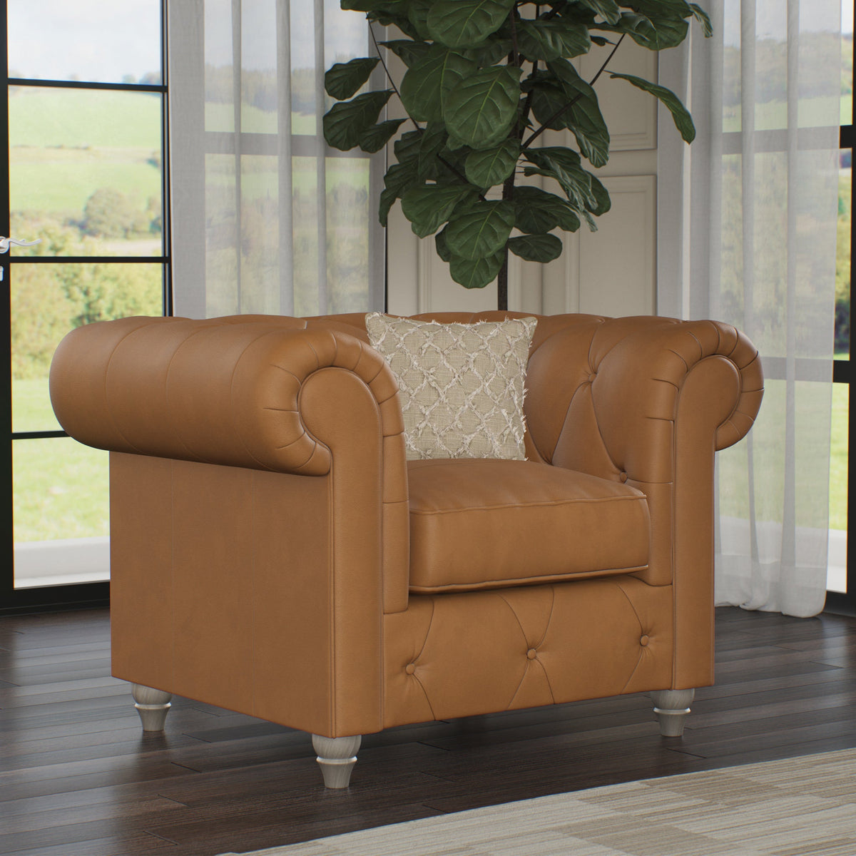 Everett Leather Armchair