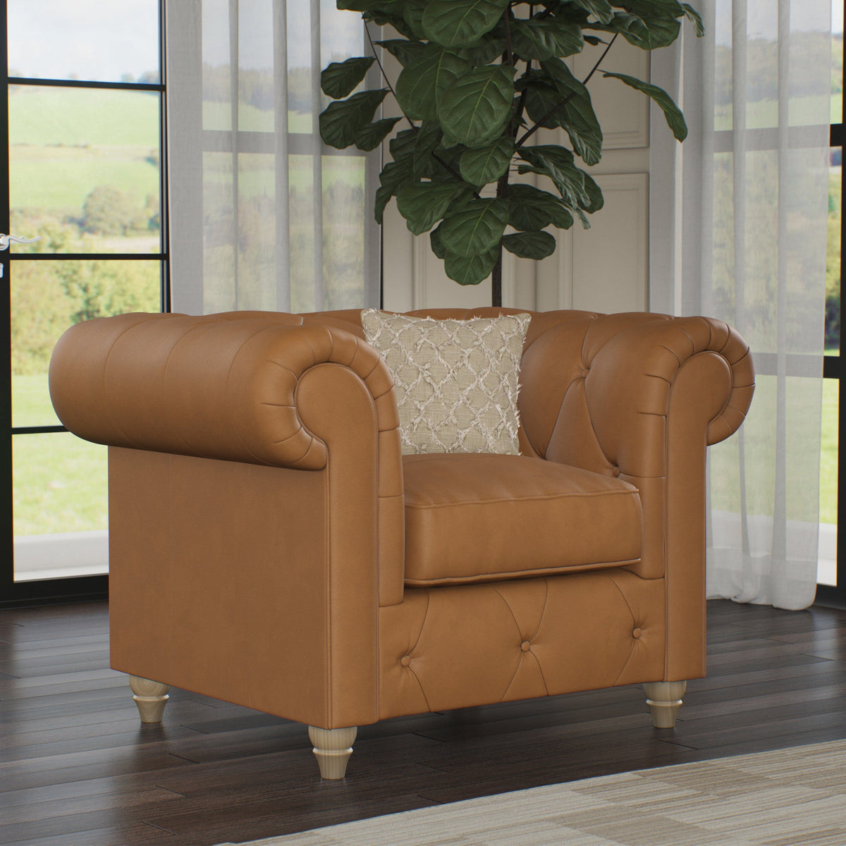 Everett Leather Armchair