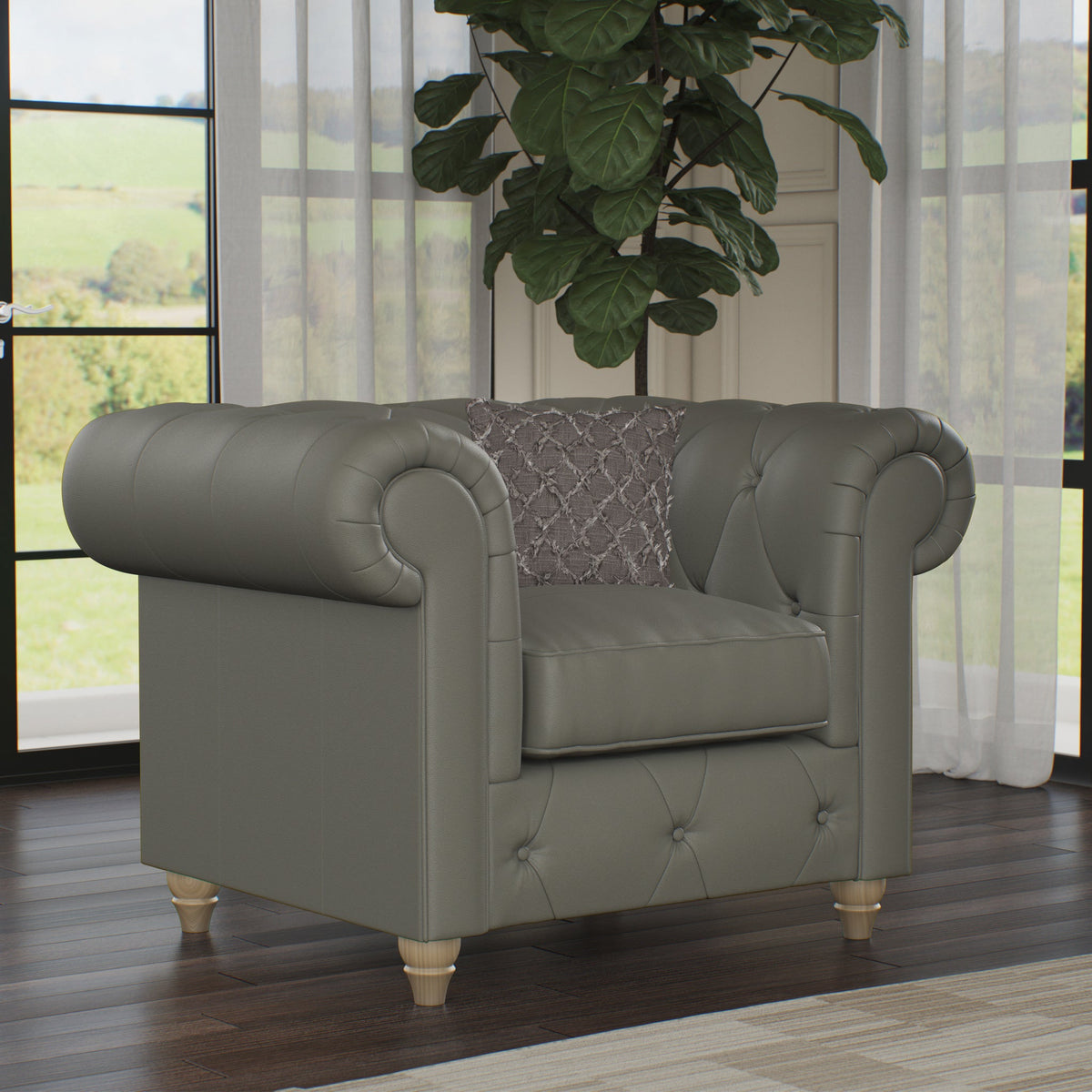 Everett Leather Armchair