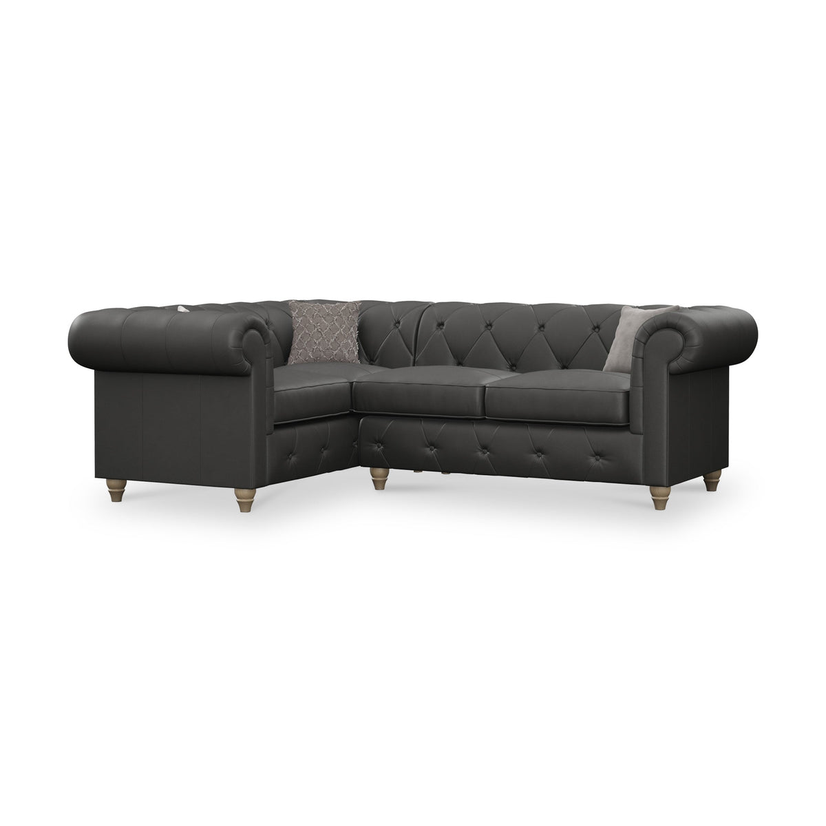 Everett Leather Corner Sofa