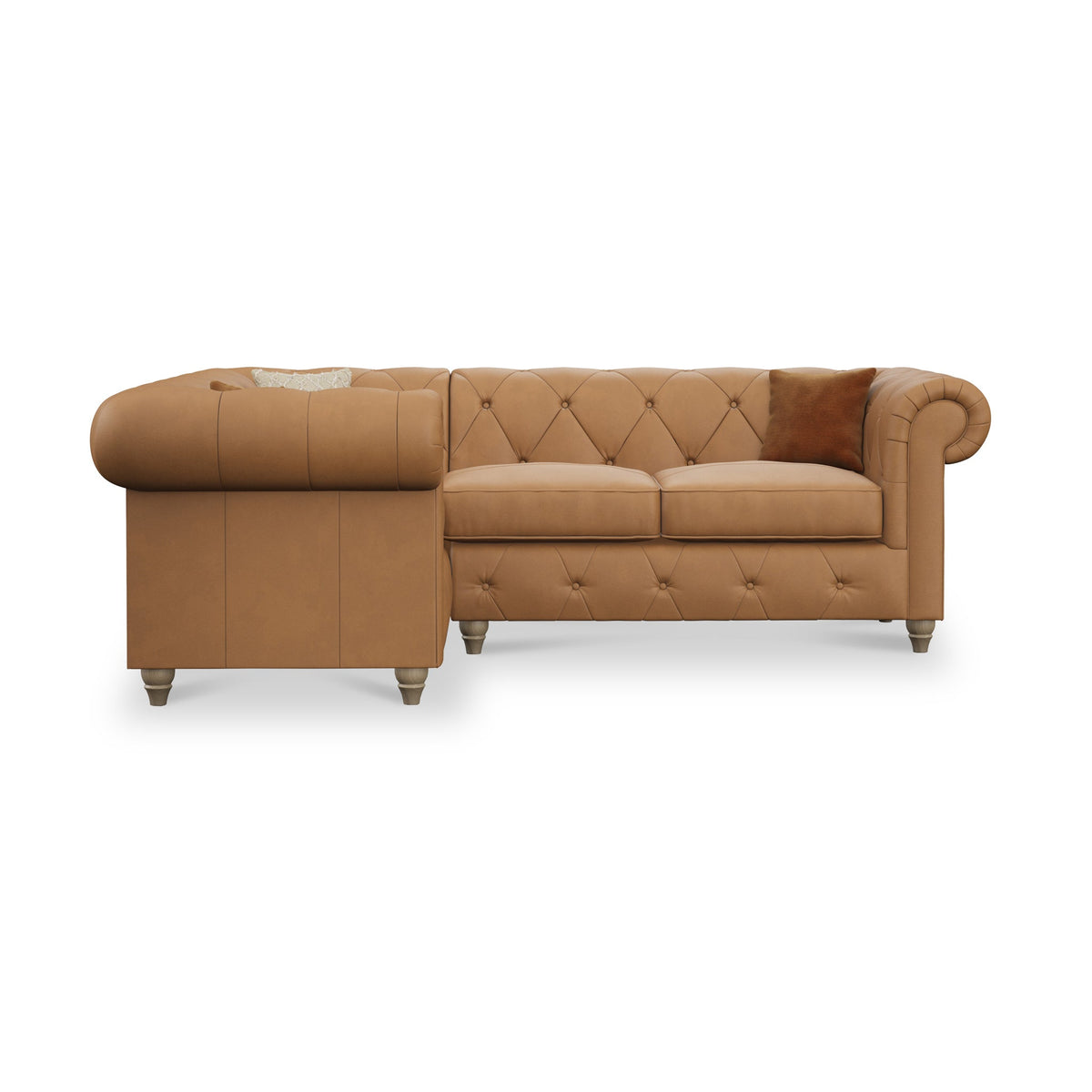 Everett Leather Corner Sofa