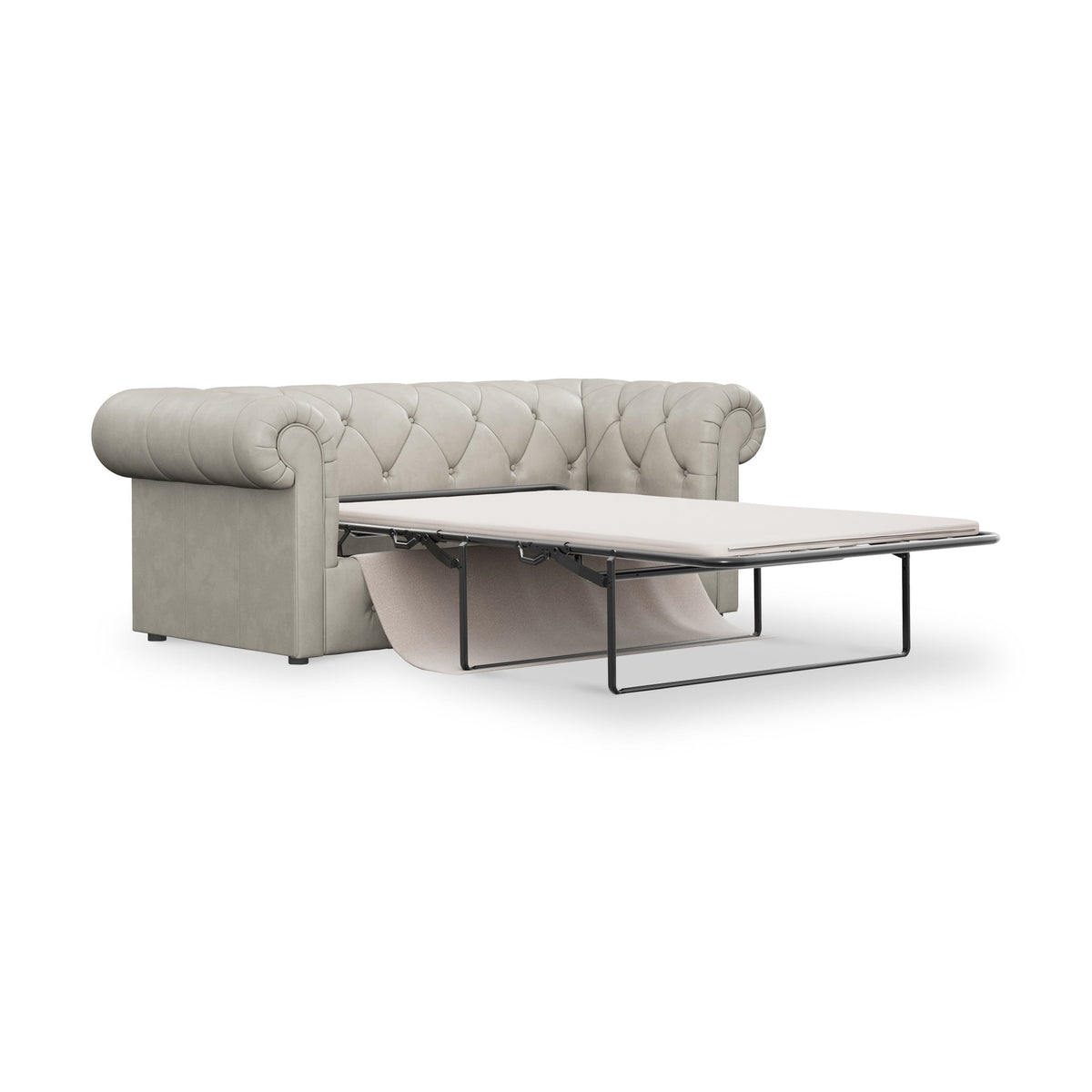 Everett Leather 3 Seater Sofa Bed