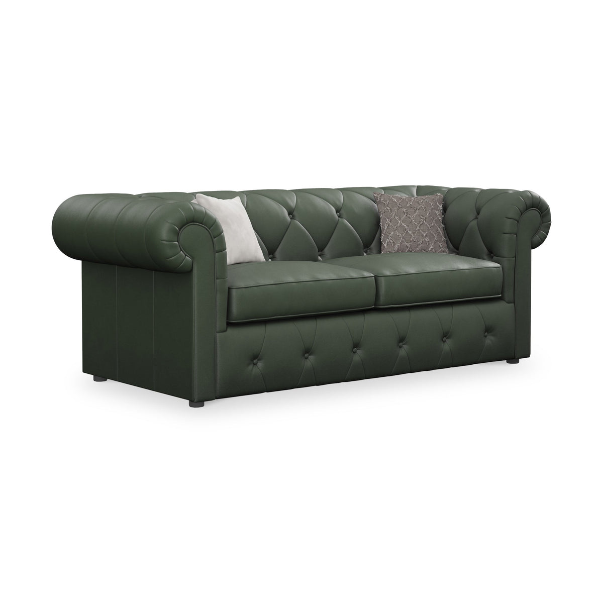 Everett Leather 3 Seater Sofa Bed