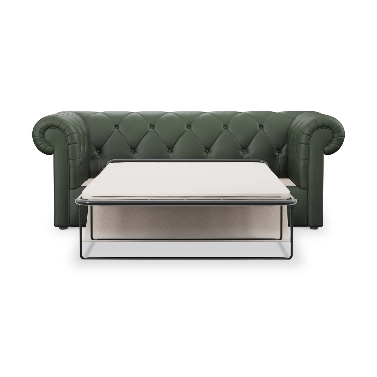 Everett Leather 3 Seater Sofa Bed
