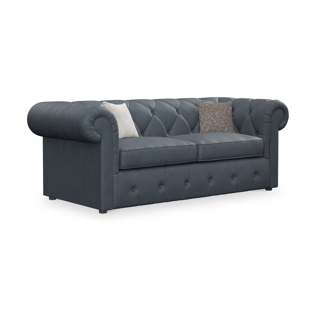 Everett Leather 3 Seater Sofa Bed