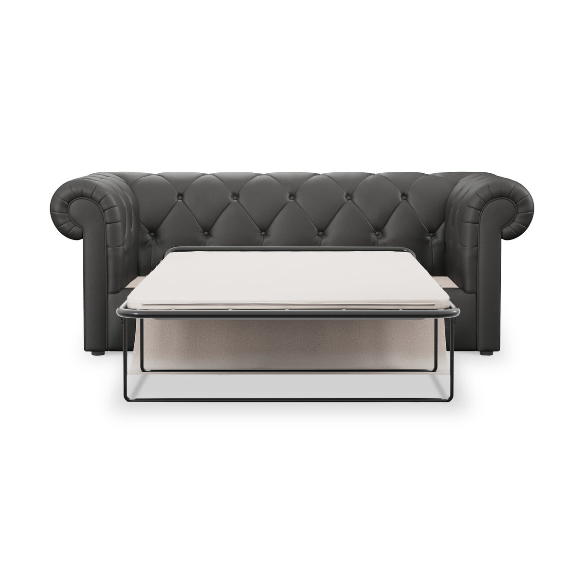 Everett Leather 3 Seater Sofa Bed