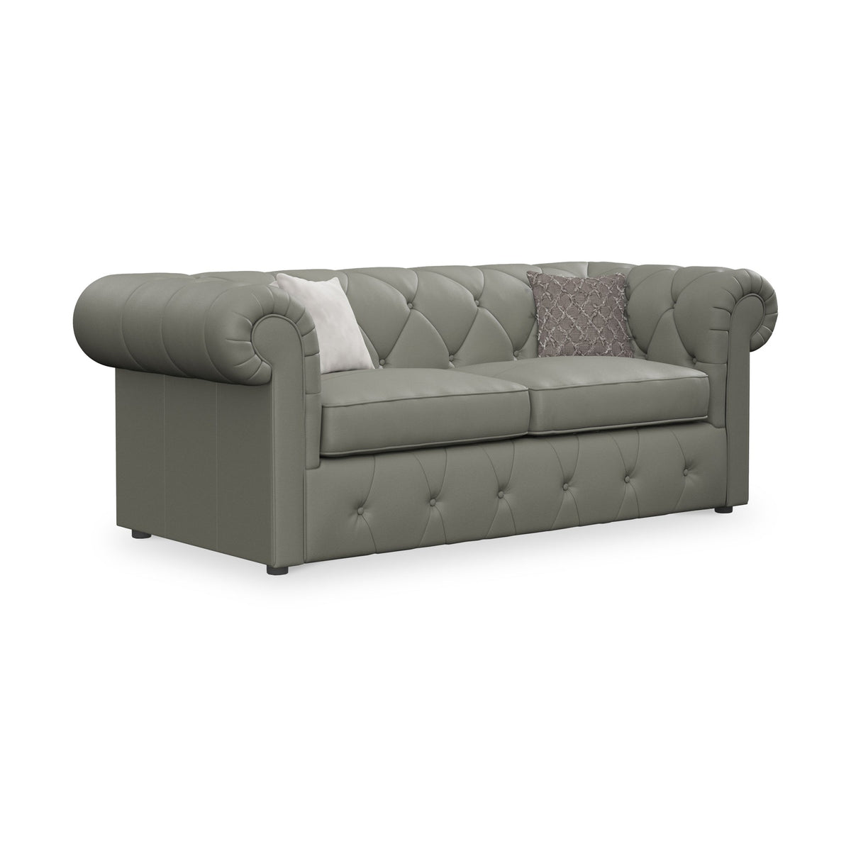 Everett Leather 3 Seater Sofa Bed