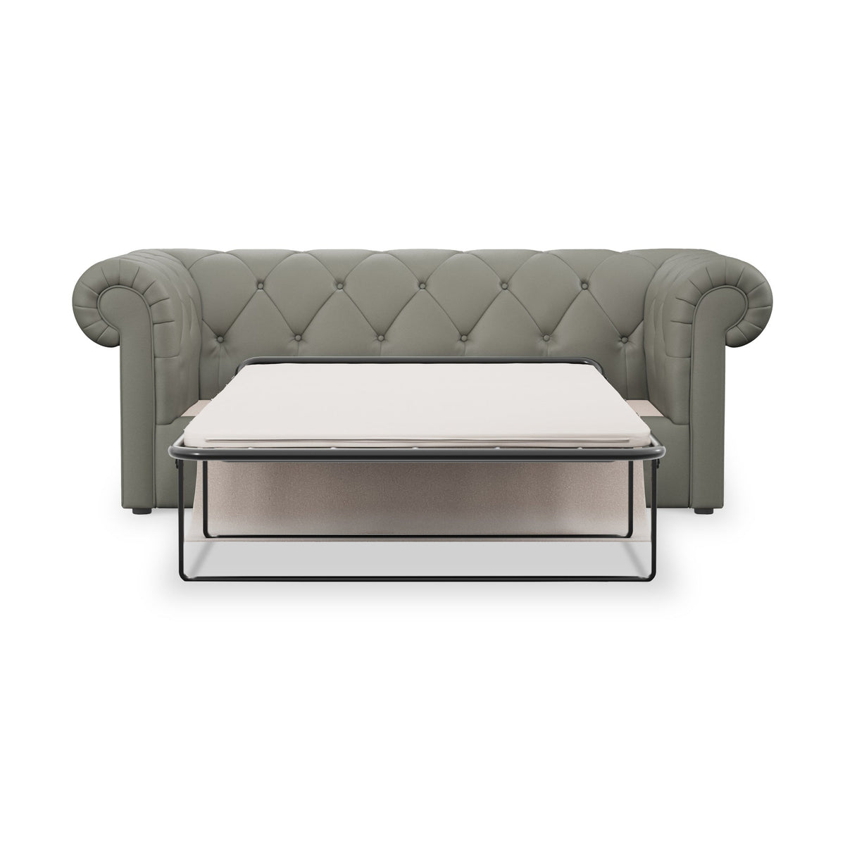 Everett Leather 3 Seater Sofa Bed