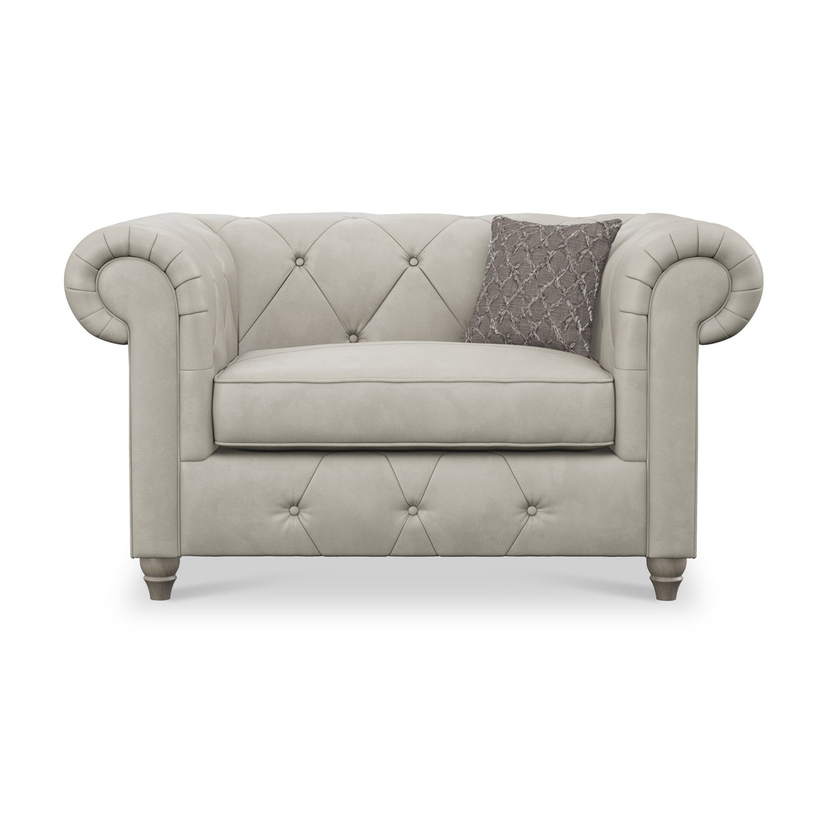 Everett Leather Snuggler Chair