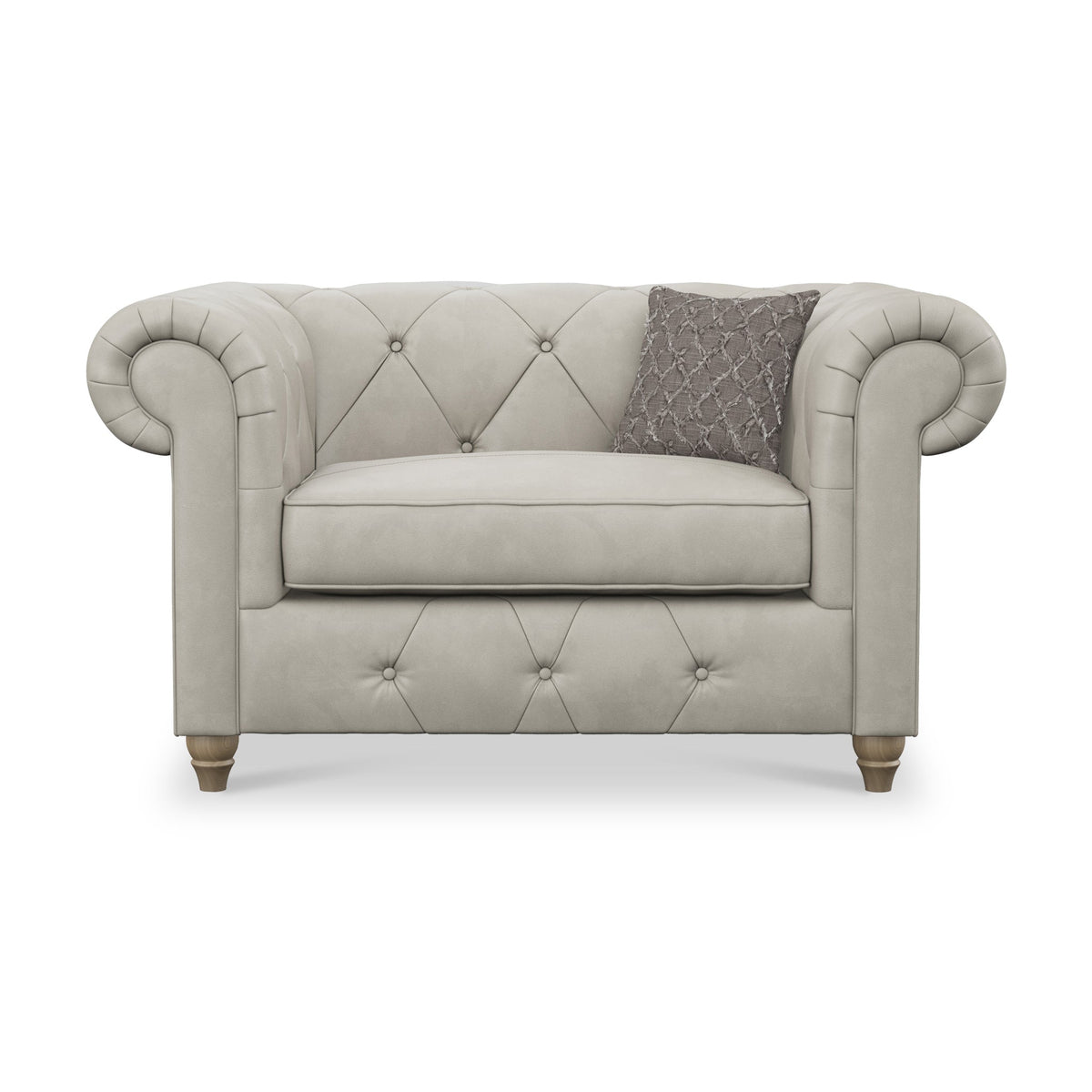 Everett Leather Snuggler Chair